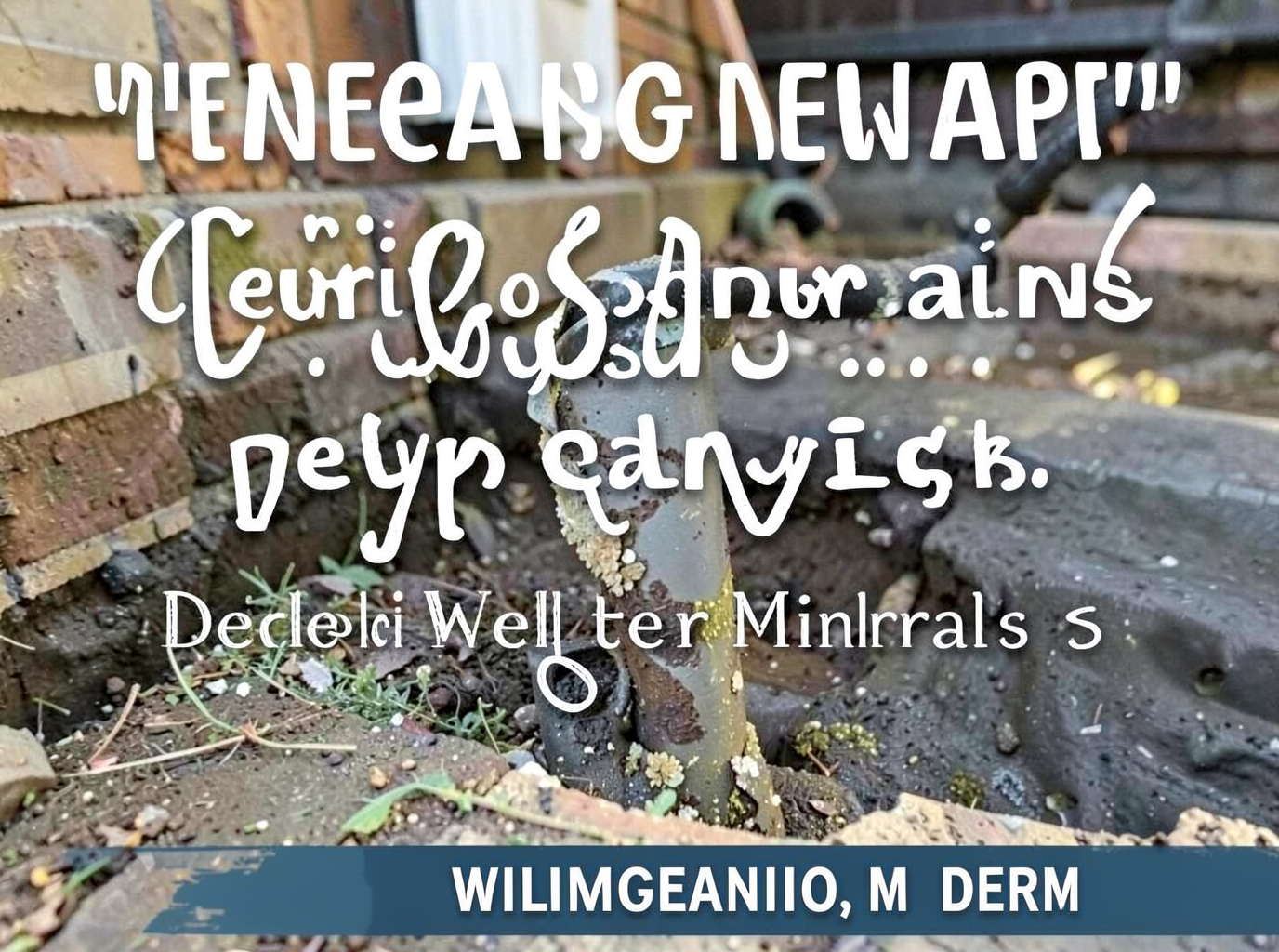 Clearing Shower Drains Clogged by Delaware Well Water Minerals